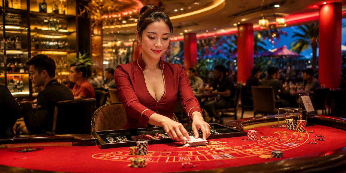 e2425hm Bàn Live Casino với dealer phát bài thật từ studio chuyên nghiệp